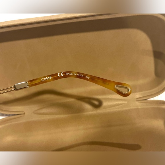 Chloé Havana Aviator  Sunglasses 🕶️ NEW🔥 - Picture 5 of 6